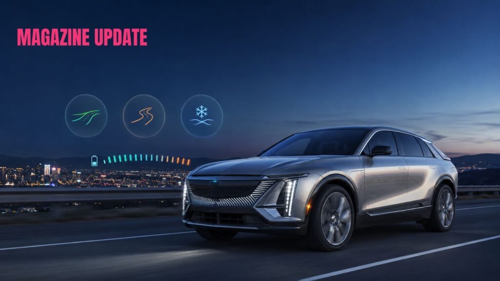 do the driving modes in cadillac lyriq offer different ranges or battery usages?